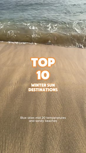 easyJet on Instagram: "We’ve ranked our top 10 winter sun destinations - the best places to swap frost for factor 30! ⁣ ⁣ Sal, Cape Verde 🇨🇻 ⁣ Hurghada, Egypt 🇪🇬 ⁣ Gran Canaria, Canary Islands, Spain 🇪🇸⁣ Lanzarote, Canary Islands, Spain 🇪🇸⁣ Agadir, Morocco 🇲🇦⁣ Fuerteventura, Canary Islands, Spain 🇪🇸 ⁣ Tenerife South, Canary Islands, Spain 🇪🇸⁣ Djerba, Tunisia 🇹🇳 ⁣ Seville, Spain 🇪🇸 ⁣ Paphos, Cyprus 🇨🇾⁣ ⁣ Which one’s calling your name for a winter warm-up?"