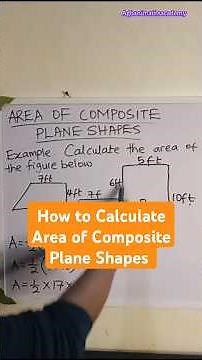 How to Calculate Area of Composite Plane Shapes