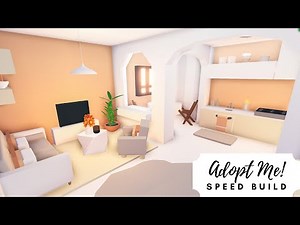 Peachy Tiny Home Speed Build 🍑 Roblox Adopt Me!