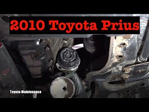 How to change engine oil in Prius