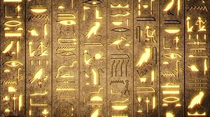 Hieroglyphics On Ancient Egyptian Stone Carving Stock Footage Video (100% Royalty-free) 1046255167 | Shutterstock