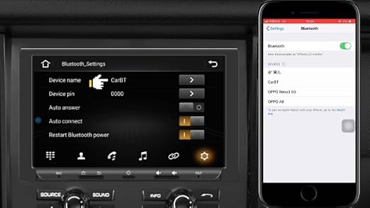 UI display+Carplay+Android auto