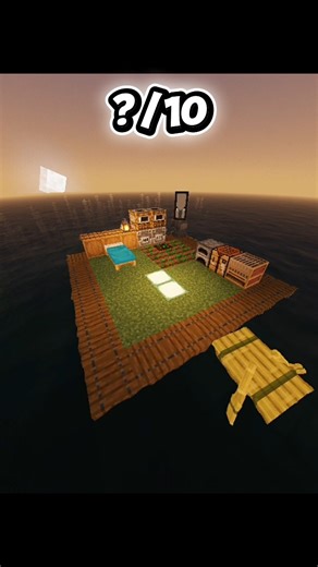 Pirate raft 🔥 | Minecraft shorts #shorts