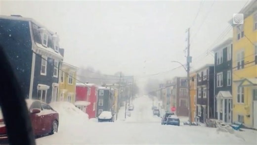 Heavy April snowstorm buries St. John's, Newfoundland