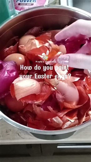 What method do you use? 🤔🥚🎨💐💖 #cozy #happyeaster #eggpainting #eastereggs