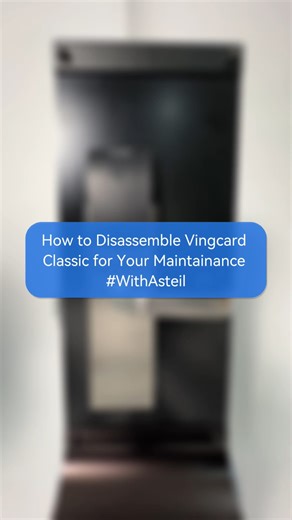 Vingcard Authorized Distributor on Instagram: "Learn the proper way to disassemble your Vingcard Classic lock for maintenance with our Aprof🛠️ Step-by-step guidance for precision and safety! #WithAsteil #Veelinsafe #Asteilteam #Vingcard #Hotelier #Smartdoorlock"