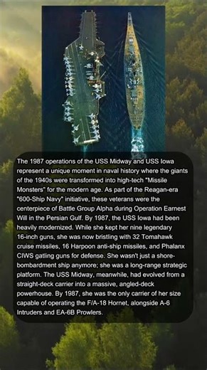 WHEN THE IOWA MET THE MIDWAY ⚓