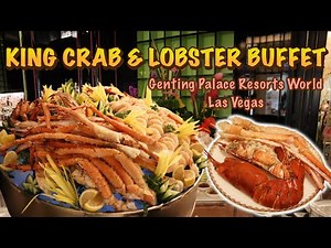LOBSTER & KING CRAB Buffet! Genting Palace at Resorts World Las Vegas