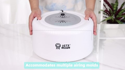 LET'S RESIN Curing Machine for Resin - 3 Hours Auto Dryer With Large Tray, One-Button Setting, No Deformation Quick Supplies for DIY, Silicone Molds, 3D Silicone Molds