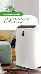 Setting up a portable Air Conditioning unit is a lot easier than you think! Cool down in no time with MeacoCool. Shop our Air Conditioners now at meaco.com #meaco #airconditioner | Meaco UK