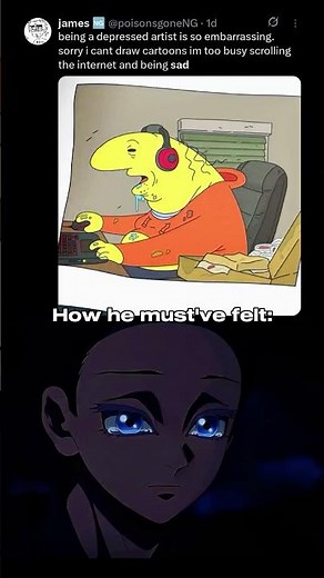 "Can't draw cartoons" 😭