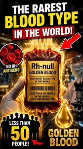 The Rarest Blood Type in the World: Golden Blood! 🩸✨