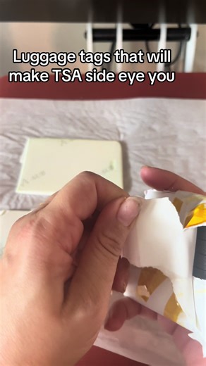 Would you put this on your luggage? #travel #traveltok #traveling #travelhacks