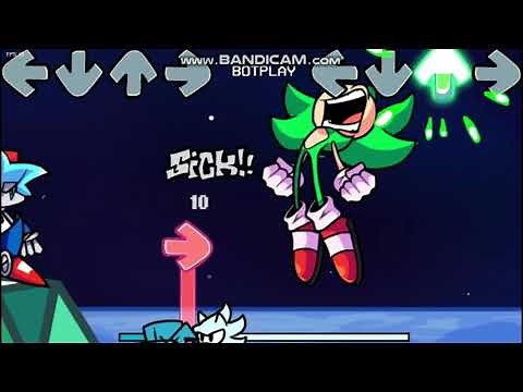 Emerald Power | FNF VS Sonic Dash & Spin | Friday Night Funkin' Mod ( FC - Botplay )