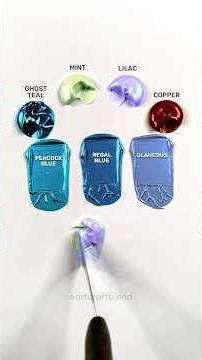 Creating Magic One Mix At A Time ✨ #colormixing #satisfying