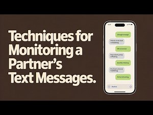 Techniques for Monitoring a Partners Text Message