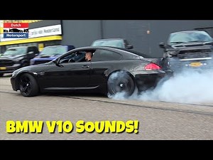 Best of BMW V10 Engine Sounds 2018 - Burnouts, Drifts & Accelerations!