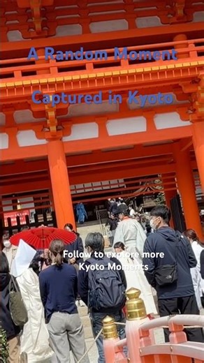 A Random Wedding Moment I Captured in Kyoto