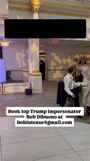 Bob DiBuono | Book top Trump impersonator Bob Dibuono at bobinrense@gmail.com #trump #donaldtrump #maga #wedding #weddinginspiration #longisland... | Instagram