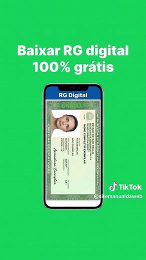 RG Digital: Baixe sua Identidade Grátis no Celular