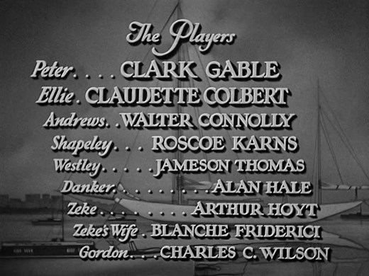 It Happened One Night