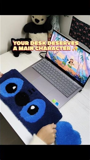 Making a Custom Stitch Keyboard Rug | Desk Setup Upgrade ✨