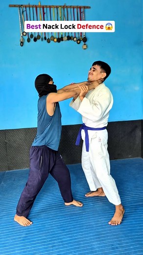 6.6K views · 5.3K reactions | Best Nack Lock Defence 屢 #selfdefence #judo #karate #boxing #selfdefense #viral #explore | Prakash Haldhar | Facebook