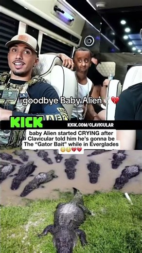 baby Alien started CRYING after Clavicular told him he's gonna