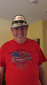 3.2K views · 53 reactions | Join us at Walt Disney World as we anticipate the year 2000! An older man shares his excitement, sporting a patriotic tee and lighted visor. Discover the missing piece of this nostalgic greeting! #Disney #Year2000 #Nostalgia #DisneyWorld #Year2000 #Nostalgia #Throwback #VintageDisney #DisneyParks #Millennium #AmericanPride #RedWhiteBlue #DisneyMagic | I'm Betty | Facebook