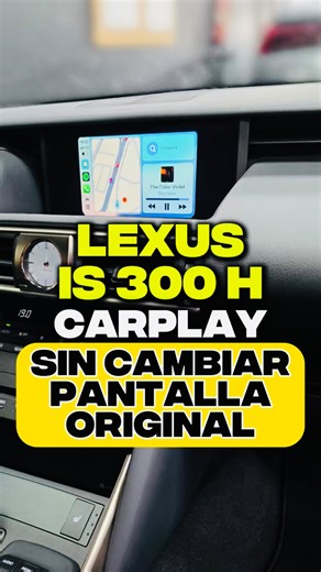Type-Rsound | Caraudio | Multimedia | Seguridad | on Instagram: "Dale una nueva vida a tu Lexus y disfruta del CarPlay y del Android Auto en tu pantalla original, sin cambiarla. Es lo que ha hecho el propietario de este Lexus IS300H. Instalamos el módulo de AUTOKIT para disfrutar de CarPlay y Android Auto de forma inalámbrica sin perder la esencia del interior original. ✅ Pantalla original mantenida. ✅ Mandos al volante 100% funcionales. ✅ Sin cables por el medio. ✅ Control de aplicaciones desde