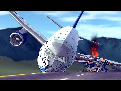 Airplane Crashes & Shootdowns #30 | Besiege