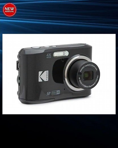 KODAK PIXPRO Friendly Zoom FZ45-BK 16MP Digital Camera with 4X Optical Zoom 27mm Wide Angle and 2...