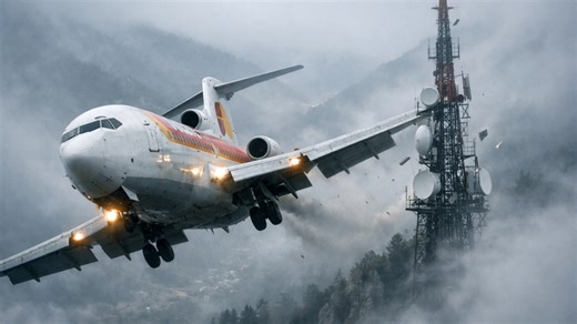 A silent captain, a missed altitude, and a fog-shrouded approach destroyed Iberia Flight 610