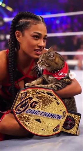 WWE Fans SHOCKED as a Girl and a Cat Win Tag Team Gold!