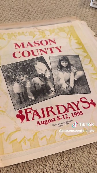 A glimpse into some old Fair Books! It’s amazing to see how many businesses continue to support the MCF for years❤️ #mcf #2025 #throwback #fairtime #fyp