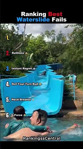 Ranking Best Waterslide Fails 😭