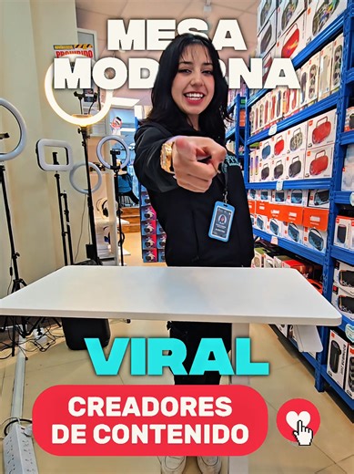 🔥 ¿𝗖𝗿𝗲𝗮𝗱𝗼𝗿 𝗱𝗲 𝗰𝗼𝗻𝘁𝗲𝗻𝗶𝗱𝗼? 𝗘𝗦𝗧𝗔 𝗠𝗘𝗦𝗔 𝗧𝗘 𝗩𝗔 𝗔 𝗖𝗔𝗠𝗕𝗜𝗔𝗥 𝗟𝗔 𝗩𝗜𝗗𝗔 😱 🎥✨ 𝗟𝗮 𝗺𝗲𝘀𝗮 𝗺á𝘀 𝗺𝗼𝗱𝗲𝗿𝗻𝗮 𝘆 𝘃𝗶𝗿𝗮𝗹 𝗽𝗮𝗿𝗮 𝗴𝗿𝗮𝗯𝗮𝗿 𝘃𝗶𝗱𝗲𝗼𝘀 𝘆 𝗵𝗮𝗰𝗲𝗿 𝗹𝗶𝘃𝗲𝘀 🚀 Ruedas invisibles → te mueves sin cargar nada ⬆️⬇️ Altura regulable → graba cómodo, rápido y sin estrés ⏱️ Ahorra tiempo en grabaciones y transmisiones en vivo 🦾 Estructura metálica súper resistente → aguanta todo tu equipo 😎 Ideal para: 📱 TikTok 🎥 Reels 🛒 Lives de venta 
