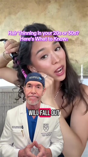 Hair Thinning in Your 20s or 30s: Causes and Treatments