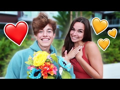 ASKING PIERSON TO BE MY GIRLFRIEND..