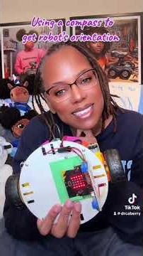 #Robot #Robotics #Compass #Navigation #MobileRobots #STEM #NoireSTEMinist #Engineering #Professor