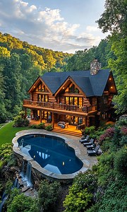 42K views · 5.4K reactions | Dreamy Log Cabin Retreat! | Log Homes | Facebook