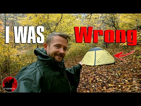I Was Wrong About This Tent - Best Selling Tent Mountainsmith Morrison 2 Rain Test