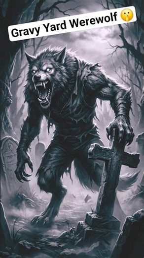 Gravy wolf howl #werewolf #aiwerewolf #blackwolf #wolfhowl #wolfsounds #shorts