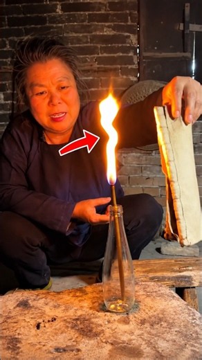 The Secret Behind the Floating Fire Trick #shorts