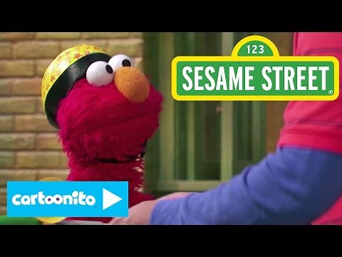 Sesame Street | Elmo Learns to Ride a Scooter | Cartoonito