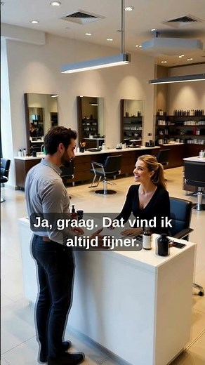 Afspraak maken bij de kapper – Nederlandse conversatie oefenen