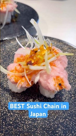 UOBEI Genki Sushi: The best conveyor belt sushi chain in Japan #japan #sushi #food #travel
