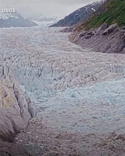 Daily Overview on Instagram: "Mendenhall Glacier Outburst + Recession On August 13th, a sudden glacial outburst from Suicide Basin - the ice‑dammed basin behind the Mendenhall Glacier in Alaska - released an estimated 16 billion gallons (60.6 billion liters) of water into the Mendenhall River. The outburst swelled the river up to a record 16.6 feet (5.08 meters) and prompted evacuation alerts for downstream communities in Juneau, Alaska. Thanks to two‑and‑a‑half miles (4 km) of temporary barrier