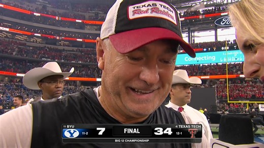 The moment we became Big 12 Champions 🏆 | Texas Tech Football