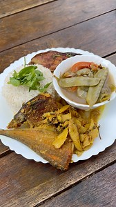 1.Ngapai ga soibum ga thongba (chitala chitala with fermented bamboo shoots). 2. Khamen ataoba (pan fried brinjal). 3. Naoshek metpa. #food #foodiesofinstagram #manipuri #manipur | Santosh Sanasam